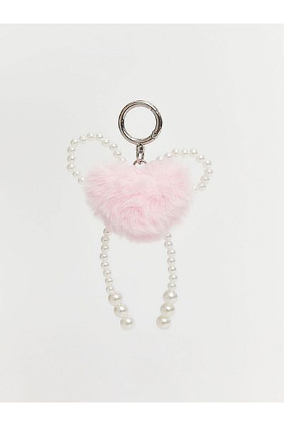 LC Waikiki Create Your Style from Uzg Store |   Women's Keychain with Mixed Bow and Pompom Detail