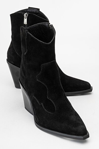 Zeynep Sıradağlı حذاء نسائي من الجلد الطبيعي من Wemma باللون الأسود من جلد ال...