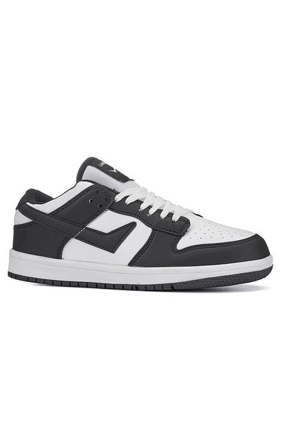 Nstil Alb - Pantofi casual unisex cu șireturi, talpă moale, anti-alunecare, pantofi de baschet 8070