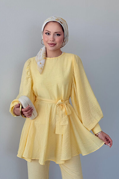 Şulemoda Giyim Tanya Trouser Suit Yellow
