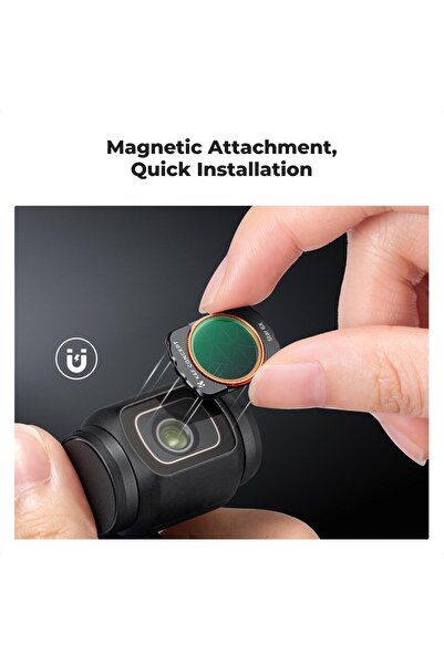 K&F CONCEPT Magnetic Star Filter 6 Points ( DJI Osmo Pocket 3 combo Uyumlu )