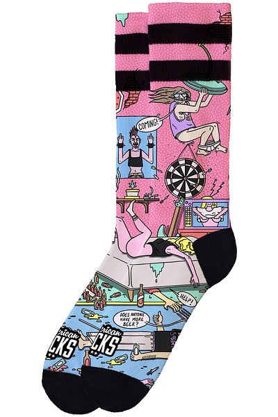American Socks Amrcn Pie Mid High Sg Socks