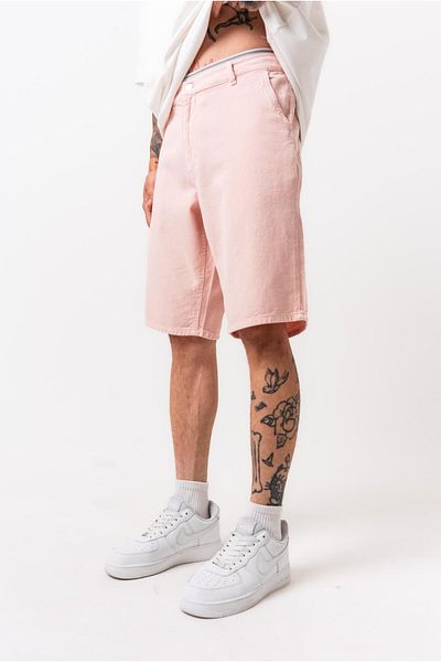Respire Men's Piece Paint Shorts Salmon