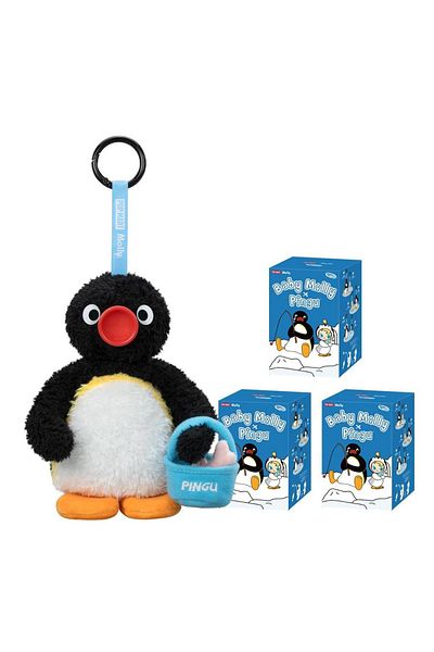 Pop Mart POPMART Baby Molly × PINGU Happy Fishing Series Plush Blind Box Confirmed Figure