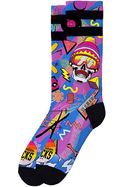 American Socks Retro Blizz Mid High Sg Socks