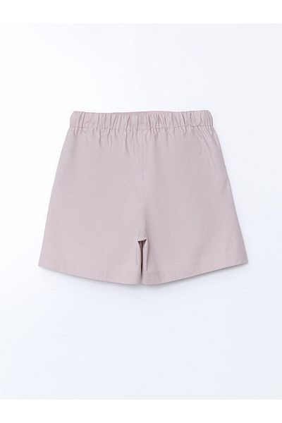 LC Waikiki Αθλητικό στυλ από το Shining Store |   Λευκό ελαστικό σορτς για κορίτσια