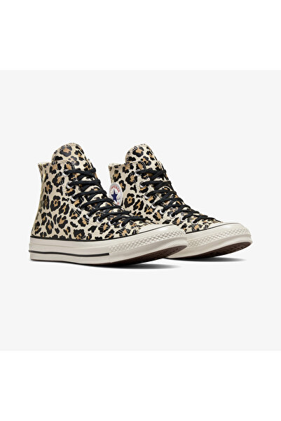 Converse Chuck 70 Leopard Print Unisex Krem Sneaker