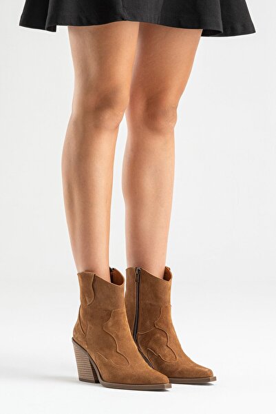 Zeynep Sıradağlı Wemma Kadın Bot Taba Süet