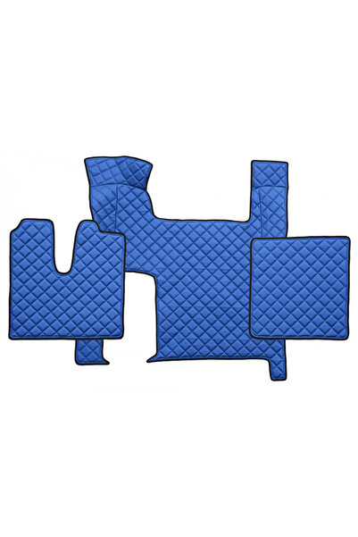 DELUXETUNING Set covorase camion, piele ecologica MAN TGX 2007-2020, albastru...