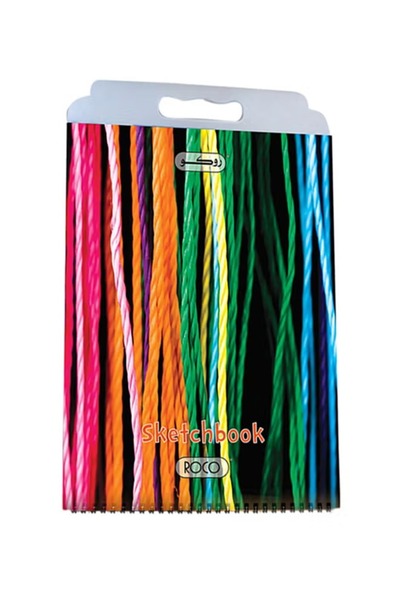Roco Perforated Sketch Pad with Handle – Multicolour