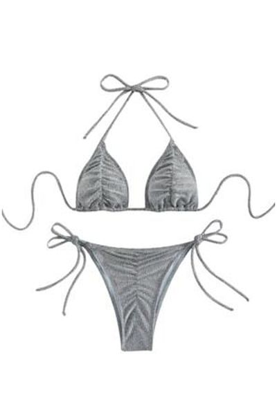 Mixbo Costum de Baie Mixbo, Doua Piese, Elegant Silver, marime M