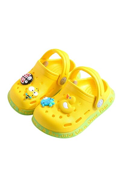 Mixbo Children's Clogs Mixbo, Detachable Accessories, Foam, Yellow, Size 28-29 EU