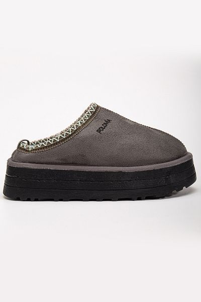 Polomia Comfort Winnipeg Femei Winter Tazz Interior Blană artificială Suede Talpă din poliuretan Cizme de zi de bază Papuci de iarnă