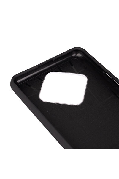 noktaks Infinix Zero 8 Compatible - Case Matte Soft Flexible Piping Silicone - Black - T34354