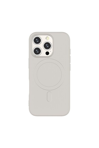 Cellara Capac Protectie Spate Tpu Soft Compatibil Cu iPhone 16 Pro - Bej