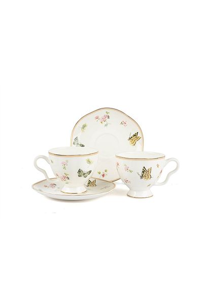 Mikasa Moor Wings of Spring 2-Piece Tea Cup Set 220Cc