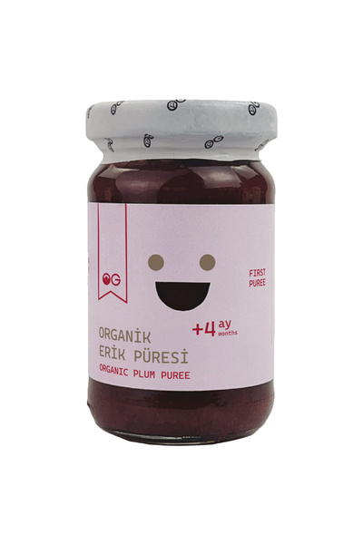 OG natural Organik Erik Püresi 100 Gr