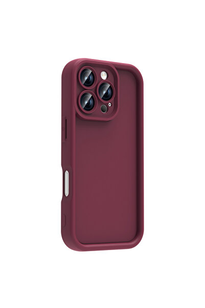noktaks Compatible with iPhone 16 Pro - Pineapple Cover with Case Camera Protection - Black - T36703