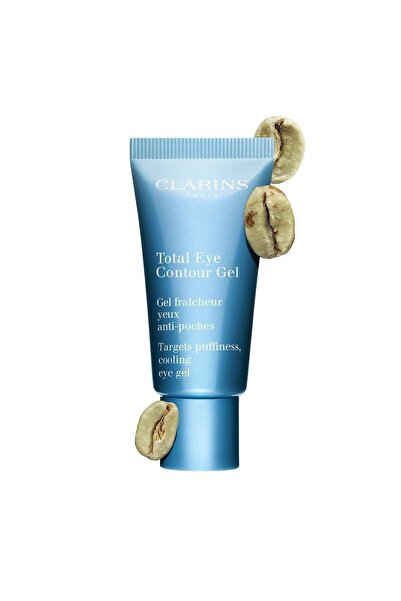 Clarins Total Eye Contour Gel - Kafein Ve Gingko Biloba Özü Içeren Koyu Halka Karşıtı Göz Çevresi Jeli 20 Ml