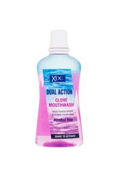 XPEL Dual Action Clove Mouthwash 500ml - Mouthwash unisex Alcohol Free, For Fresh Breath