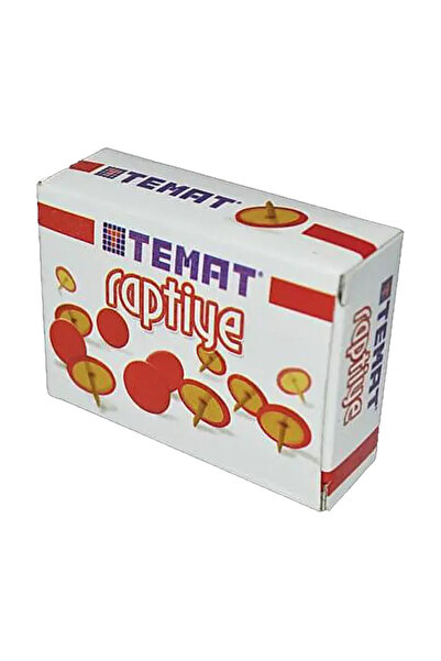 Temat Raptiye Kırmızı Renk 1 Kutu