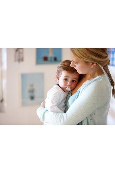Philips Avent Tetine din silicon Philips Avent SCF631/27, 2 tetine din silicon, 1 orificiu