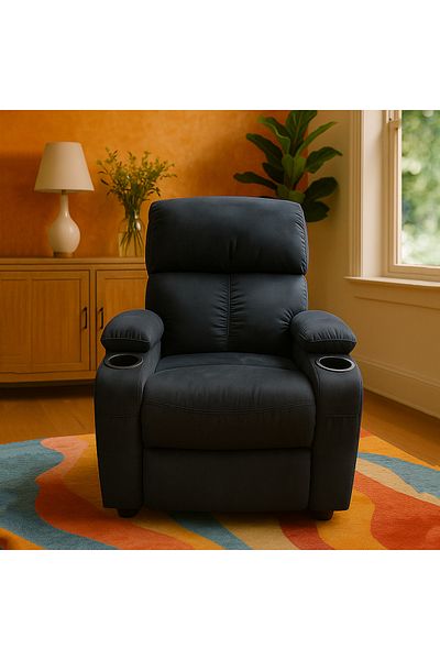 SAHABA Black Cloud Recliner Chair