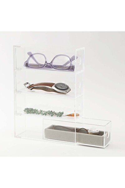 Muji Acrylic Stand for Glasses, W 6.7 x D 17.5 x H 25 cm