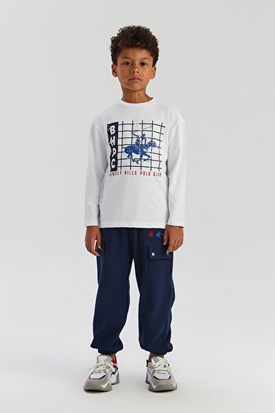 Beverly Hills Polo Club BG Store Erkek Çocuk Beyaz Tshirt