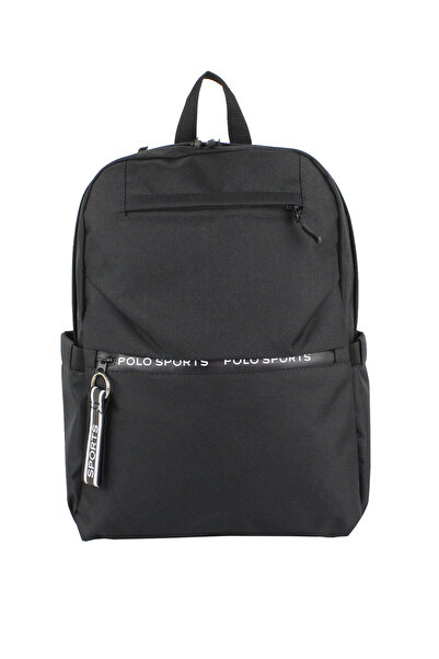 Dada Sports Model Black Women's Backpack Large Internal Volume Waterproof Fabric Daily Use with Side Pockets