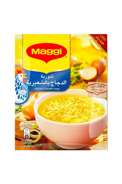 Maggi شوربة نودلز بنكهة الدجاج، 60 جم