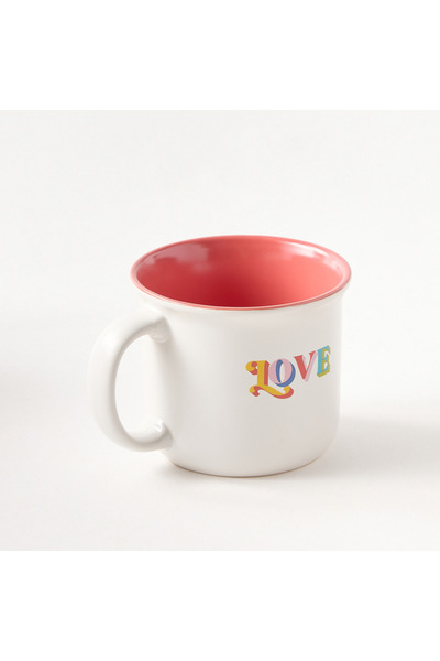 Boston Warehouse Typographic Print Ceramic Mug - 473 ml