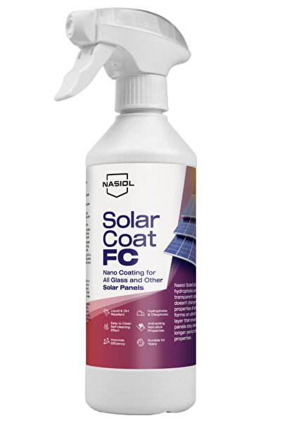 Nasiol SolarCoat FC Tüm Güneş Panelleri İçin Koruyucu Nano Kaplama-500ml