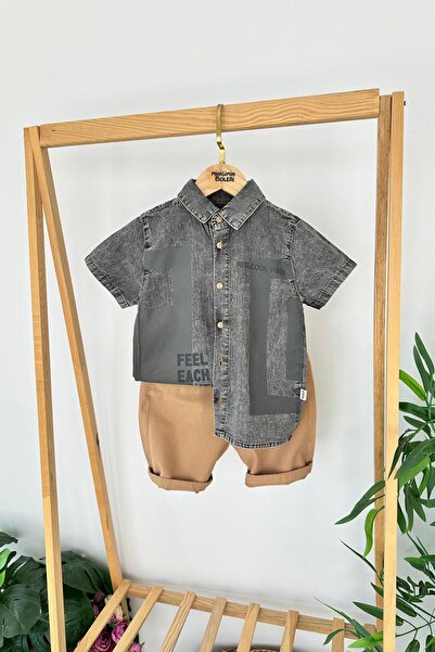 Minigimin Cicileri Минигин Чицири „Feel Cool Vibes“ комплект за момчета с къс...