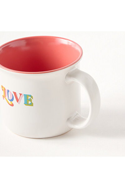 Boston Warehouse Typographic Print Ceramic Mug - 473 ml