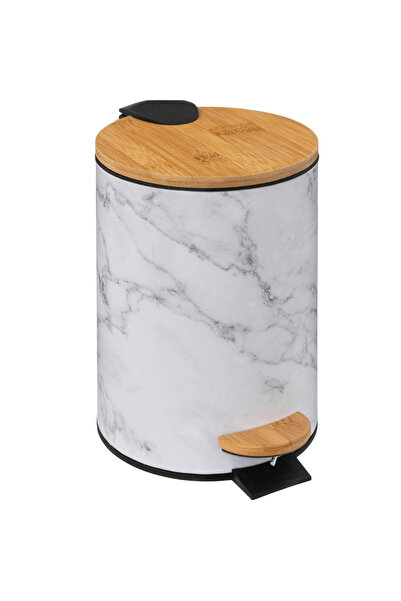 5FiveSmart Cos de gunoi cu pedala 5Five Lea cu inchidere soft-close, PP si ot...