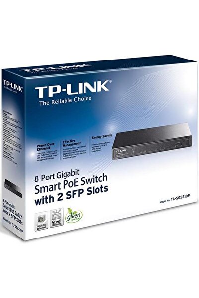 TP-LINK Switch Smart TL-SG2210P, 8 porturi PoE + 2 sloturi SFP