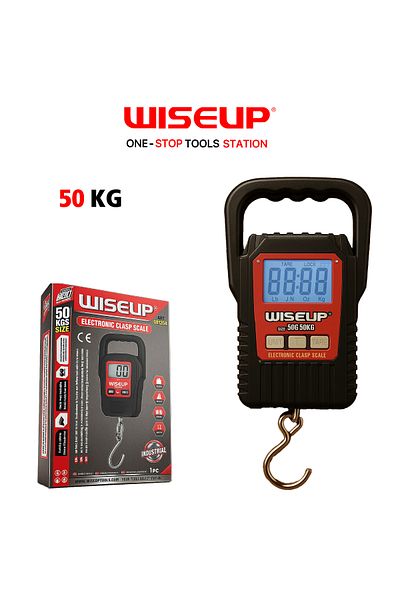 WISEUP Electronic scale with clamp 50 kg
