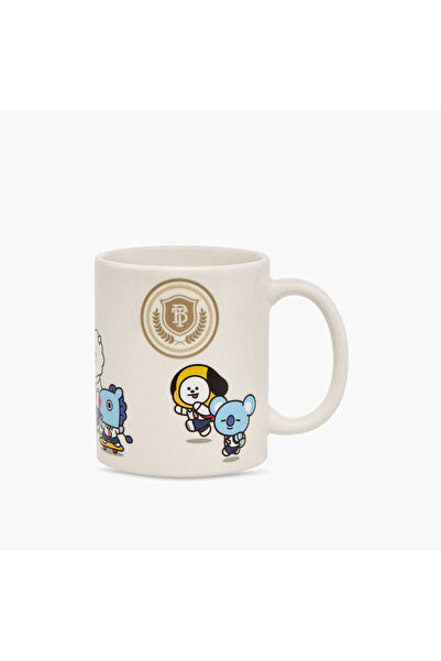 BT21 Printed Porcelain Mug with Handle - 330 ml