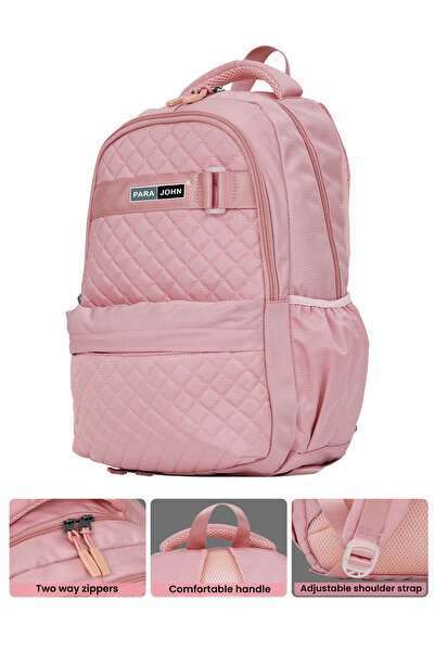 PARAJOHN LUMIPACK Unisex Black Laptop Backpack – 18” Water Resistant Travel Bag, 28L