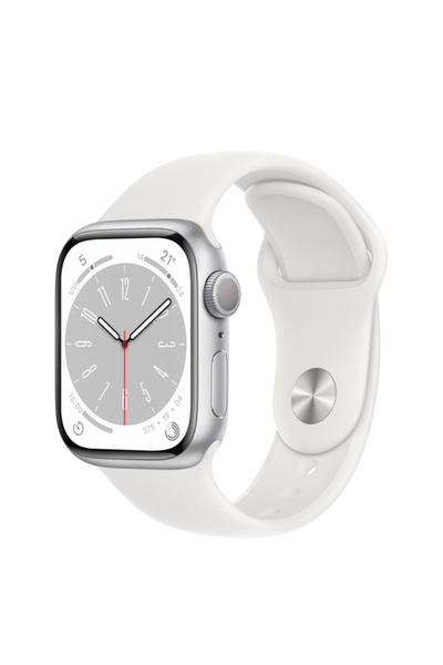 Apple Watch Seri 8 45mm (GPS) Alüminyum Gümüş MP6N3TU/A - A Kalite