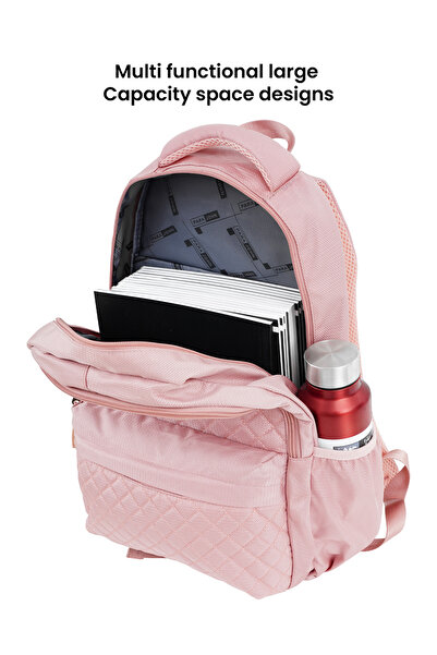 PARAJOHN LUMIPACK Unisex Black Laptop Backpack – 18” Water Resistant Travel Bag, 28L