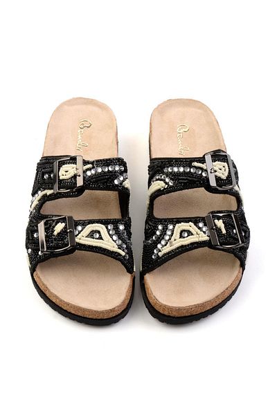 Bambi Black Women's Slippers K04678080887