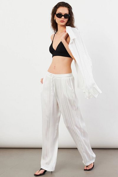 Cool & Sexy Women's White Lisbon Pants Car1185