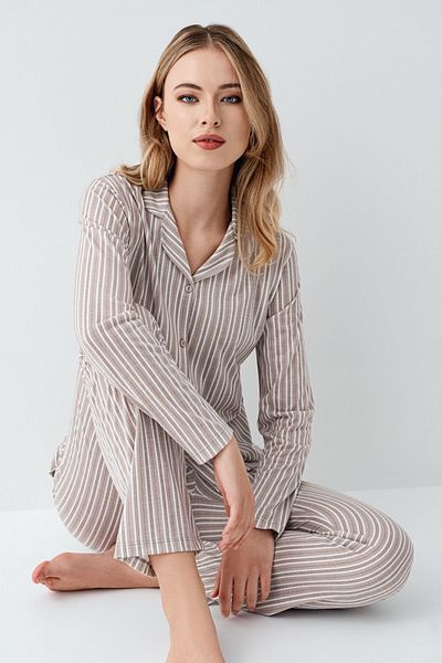 Arnetta Women's White Shirt Pajamas