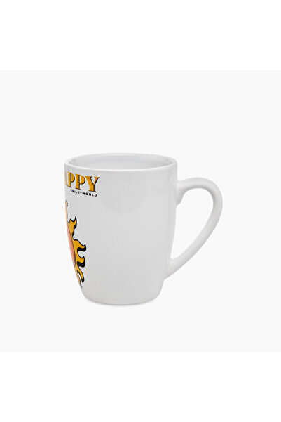 Lifestyle كوب بورسلين مطبوع من سمايلي وورلد - ٣٣٠ مل
