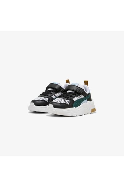 Puma Trinity 2 Lt Run Fun Kids White Sports Shoes