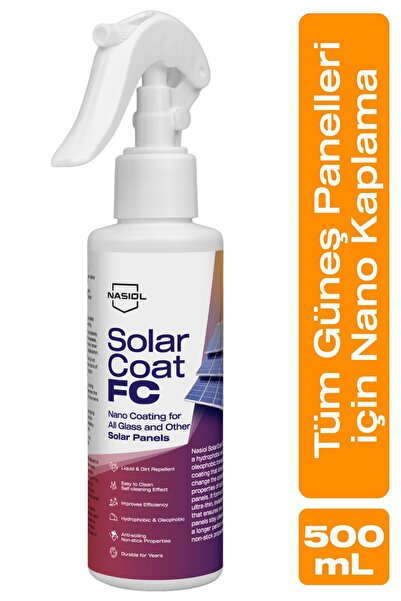 Nasiol SolarCoat FC Tüm Güneş Panelleri İçin Koruyucu Nano Kaplama-150ml