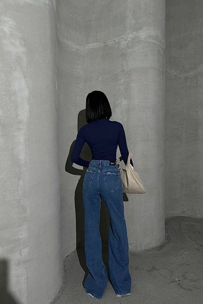 Joana Regular Fit Jeans Navy Blue Waleria