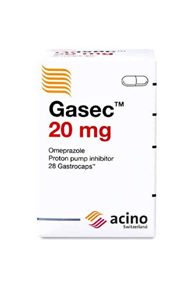 ACINO PHARMA Gasec 20mg 28cap - جاسيك 20مج 28كبسولة